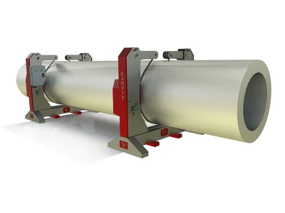 Automatic Chain Type Steel Beam Rotator Machine, Chain Beam Turning Machine, Chain Type Steel Beam Flipping Turning