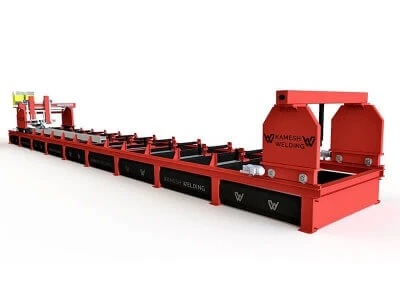 Automatic Chassis Welding Machine, Trailer Chassis Welding Automation Systems, Frame Welding Machine